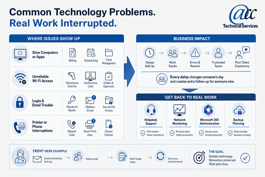 common technology problems